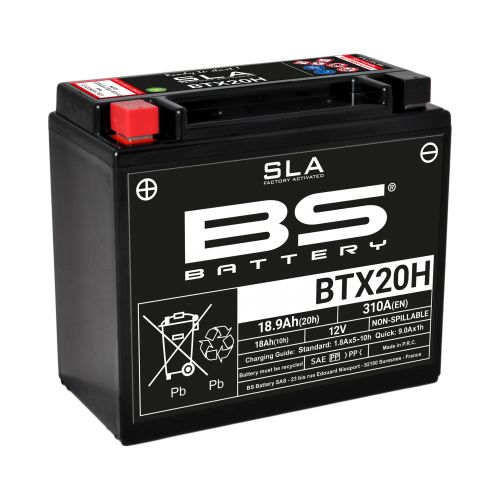 BS Battery Batteria SLA BTX20H