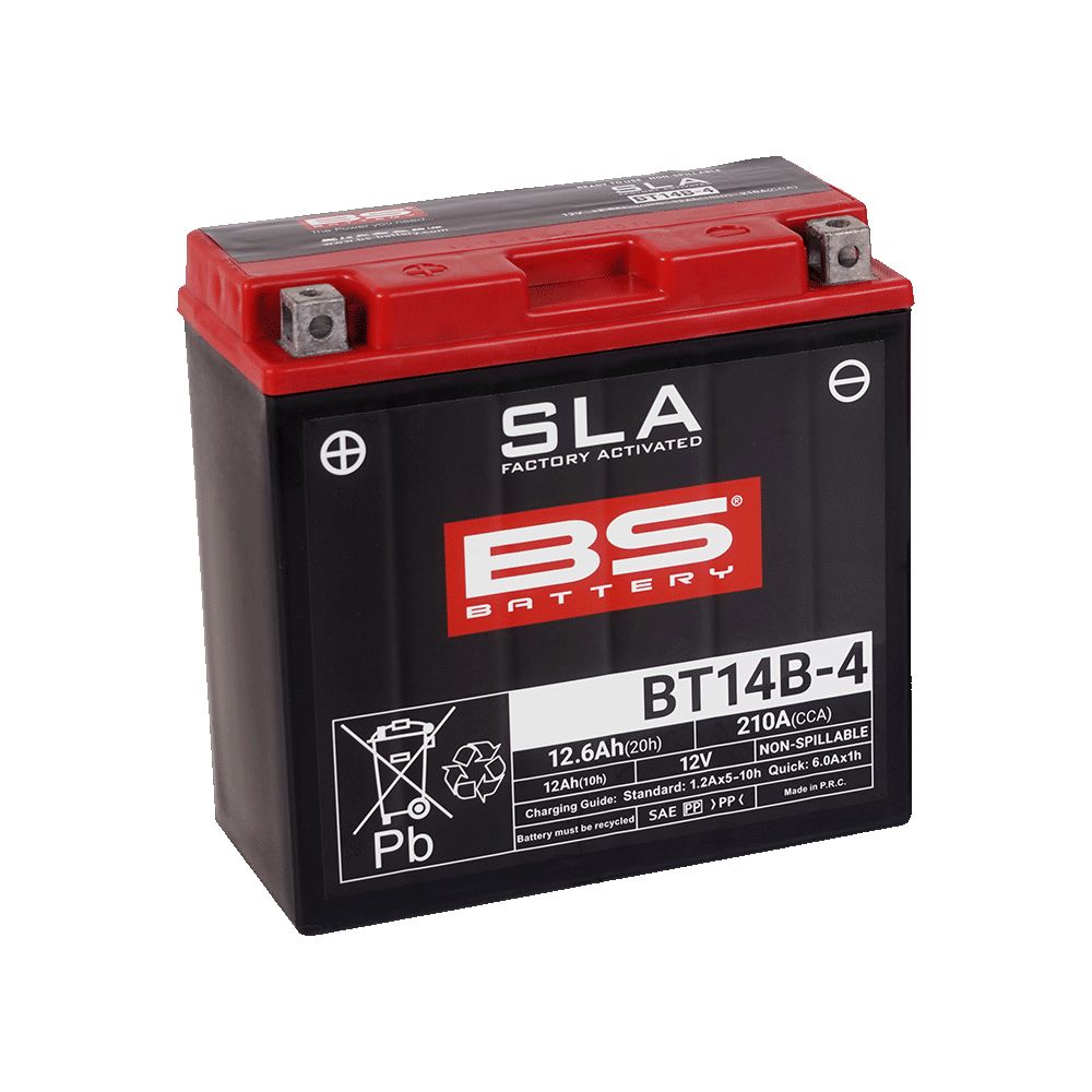 BS Battery Batteria SLA BT14B-4