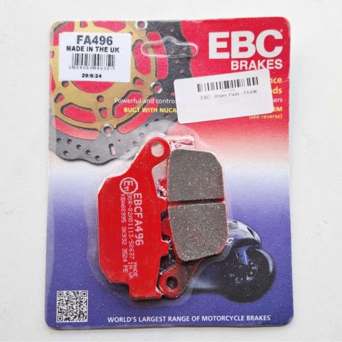 EBC Coppia Pastiglie Freno posteriore Aramid Fiber Organic FA496