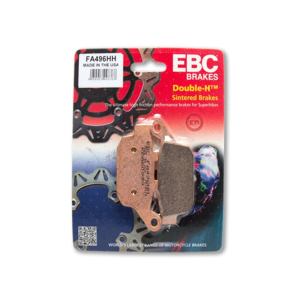 Coppia Pastiglie Freno posteriore sinterizzate EBC Double-H FA496HH