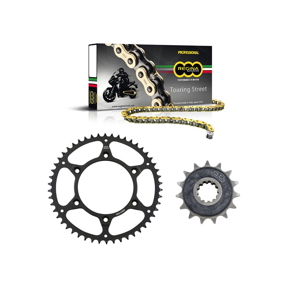 Kit Catena REGINA ZRP Corona e Pignone JT per YAMAHA TRACER 700 2016 / 2020 - MT-10 / SP 2016 / 2023
