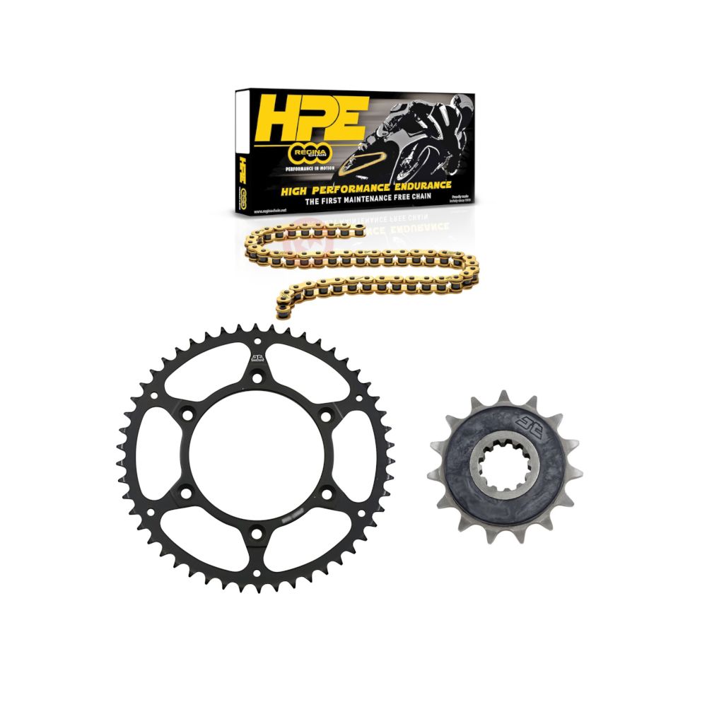 Kit Catena REGINA HPE Corona e Pignone JT per YAMAHA TRACER 700 2016 / 2020 - MT-10 / SP 2016 / 2023
