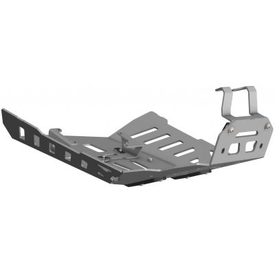 ISOTTA Protezione motore in alluminio Grigio Lucido per HONDA X-ADV 750 2017 / 2024