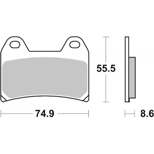 BREMBO 07BB19SA Coppia Pastiglie Freno Anteriore sinterizzate SA