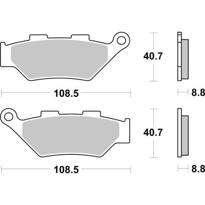 BREMBO 07KS07SA Coppia Pastiglie Freno Anteriore sinterizzate SA
