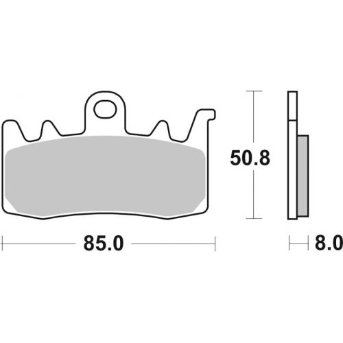 BREMBO 07BB38SA Coppia Pastiglie Freno Anteriore sinterizzate SA