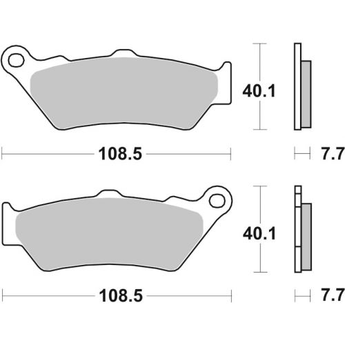BREMBO 07BB03SP Coppia Pastiglie Freno Posteriore sinterizzate SP