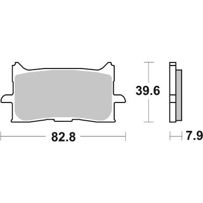 BREMBO 07HO62LA Coppia Pastiglie Freno Anteriore sinterizzate LA