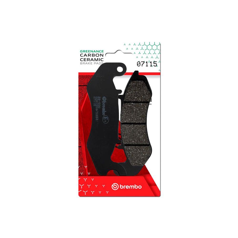 BREMBO 07115 CARBON CERAMIC Coppia Pastiglie Freno Anteriore