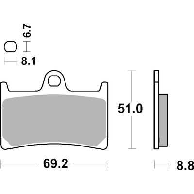 BREMBO 07YA23SA Coppia Pastiglie Freno Anteriore sinterizzate SA