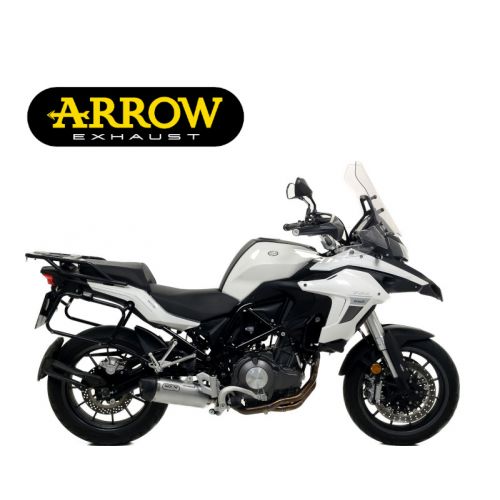 ARROW Terminale Race-Tech in Alluminio con Raccordo Catalitico Omologato per BENELLI TRK 502 2017 / 2020
