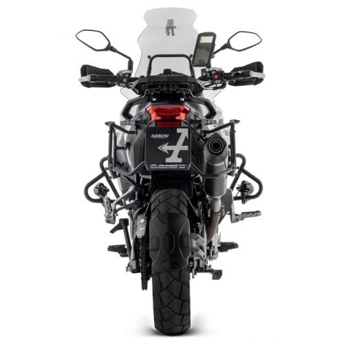 ARROW Terminale Omologato Indy Race EVO in Alluminio Dark per BENELLI TRK 502 X 2021 / 2024