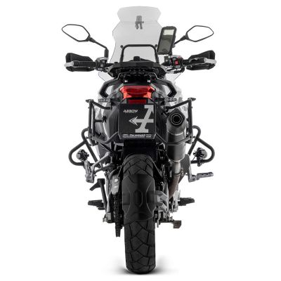 ARROW Terminale Omologato Indy Race EVO in Alluminio Dark per BENELLI TRK 502 X 2021 / 2024