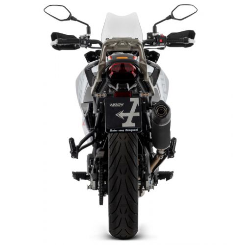 ARROW Terminale Omologato Indy Race EVO in Alluminio Dark per BENELLI TRK 702 - TRK 702 X 2023 / 2024