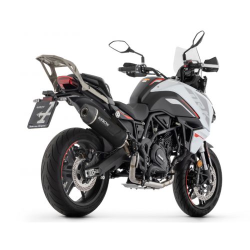 ARROW Terminale Omologato Indy Race EVO in Alluminio Dark per BENELLI TRK 702 - TRK 702 X 2023 / 2024