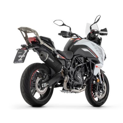 ARROW Terminale Omologato Indy Race EVO in Alluminio Dark per BENELLI TRK 702 - TRK 702 X 2023 / 2024