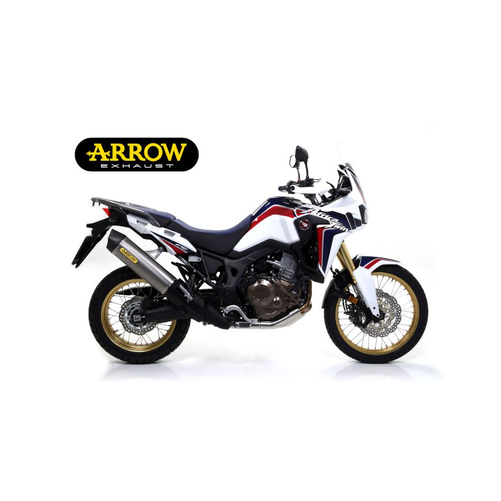 ARROW Terminale Omologato Maxi Race-Tech in Titanio per HONDA AFRICA TWIN 1000 / ADVENTURE SPORTS 2016 / 2019