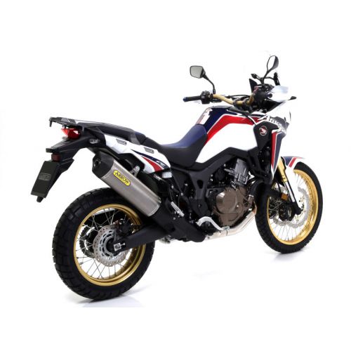 ARROW Terminale Omologato Maxi Race-Tech in Titanio per HONDA AFRICA TWIN 1000 / ADVENTURE SPORTS 2016 / 2019