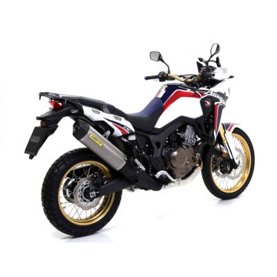 ARROW Terminale Omologato Maxi Race-Tech in Titanio per HONDA AFRICA TWIN 1000 / ADVENTURE SPORTS 2016 / 2019