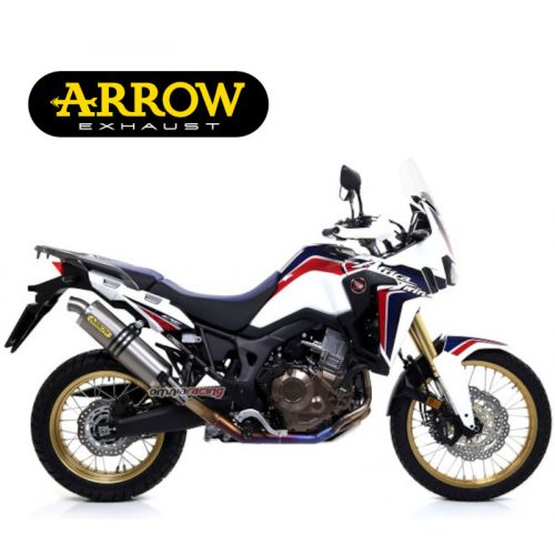 ARROW Terminale Omologato Maxi Race-Tech in Alluminio per HONDA AFRICA TWIN 1000 / ADVENTURE SPORTS 2016 / 2019