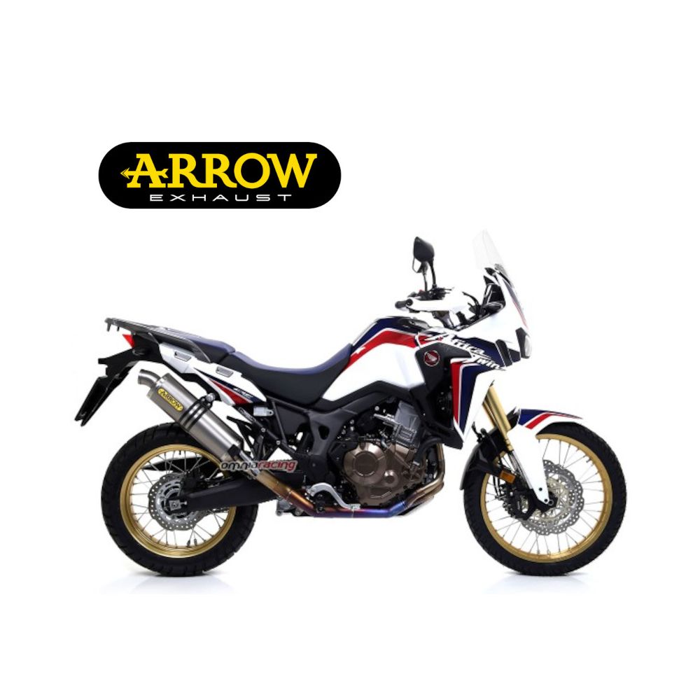 ARROW Terminale Omologato Maxi Race-Tech in Alluminio per HONDA AFRICA TWIN 1000 / ADVENTURE SPORTS 2016 / 2019