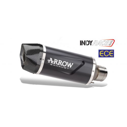 ARROW Terminale Omologato Indy Race EVO in Alluminio Dark per BENELLI TRK 702 - TRK 702 X 2023 / 2024