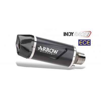 ARROW Terminale Omologato Indy Race EVO in Alluminio Dark per BENELLI TRK 502 X 2021 / 2024