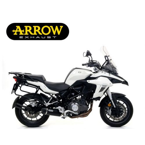 ARROW Terminale Race-Tech in Alluminio Dark con Raccordo Racing per BENELLI TRK 502 2017 / 2020
