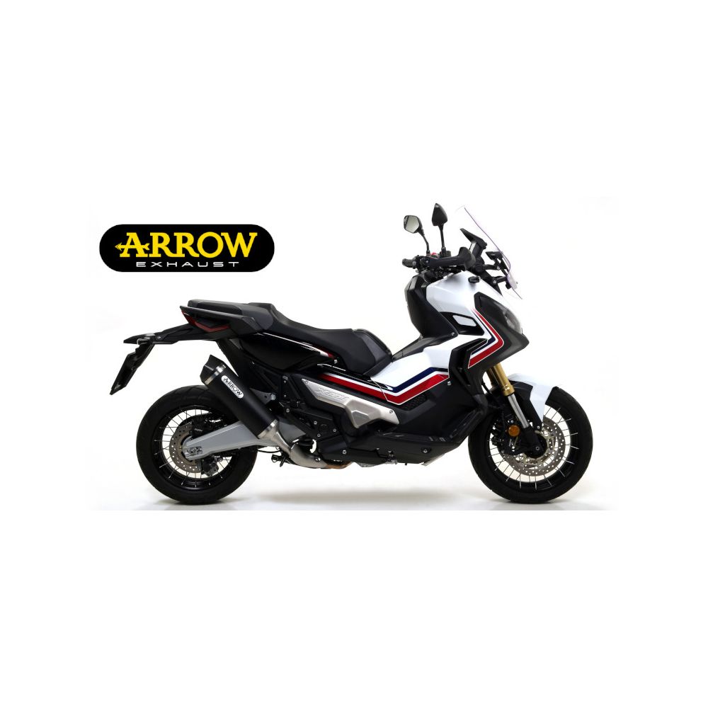 ARROW Terminale Omologato Race-Tech in Alluminio Dark per HONDA X-ADV 750 2017 / 2024
