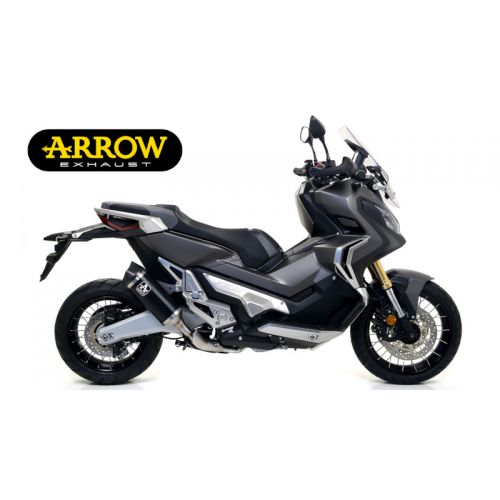 ARROW Terminale Omologato Race-Tech Short in Alluminio Dark per HONDA X-ADV 750 2017 / 2024