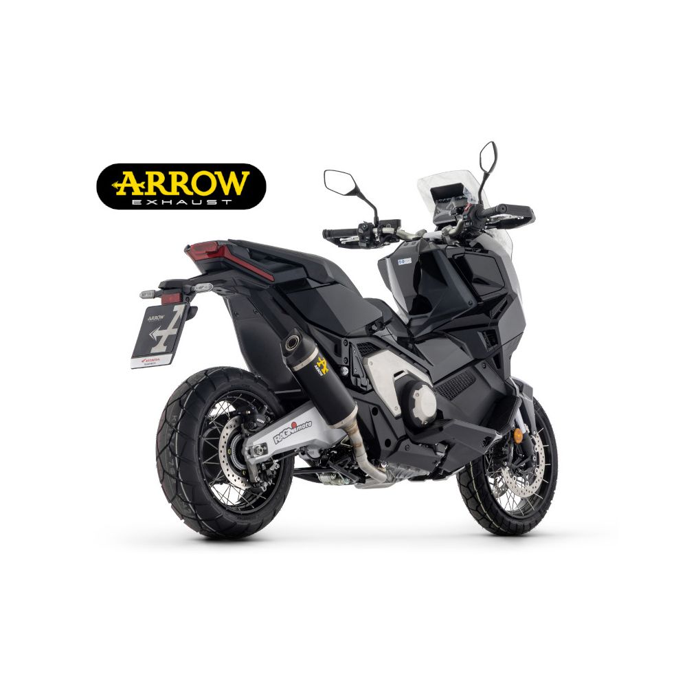 ARROW Terminale Omologato Race-Tech Short in Alluminio Dark per HONDA X-ADV 750 2025