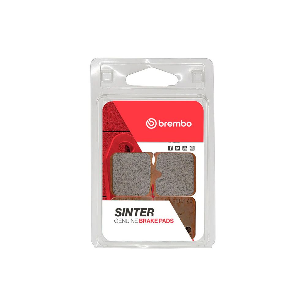 Pastiglie Freno Anteriore BREMBO 07BB3396 Genuine Sinter