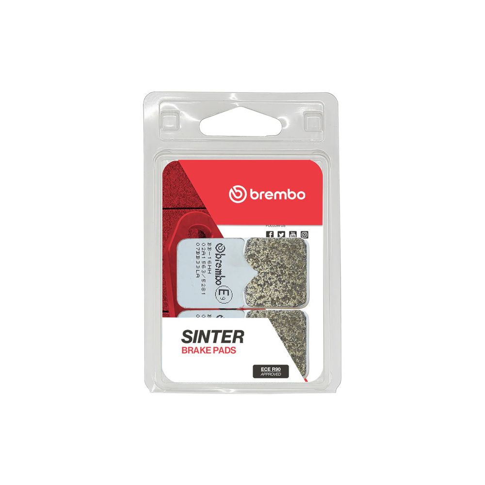 Pastiglie Freno Anteriore BREMBO 07BB33LA Sinterizzate Bianche