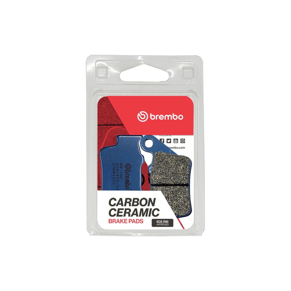 BREMBO 07BB02CC Coppia Pastiglie Freno Posteriore CARBON CERAMIC