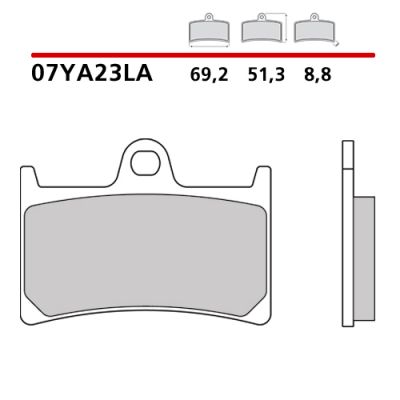 BREMBO 07YA23LA Coppia Pastiglie Freno Anteriore sinterizzate LA