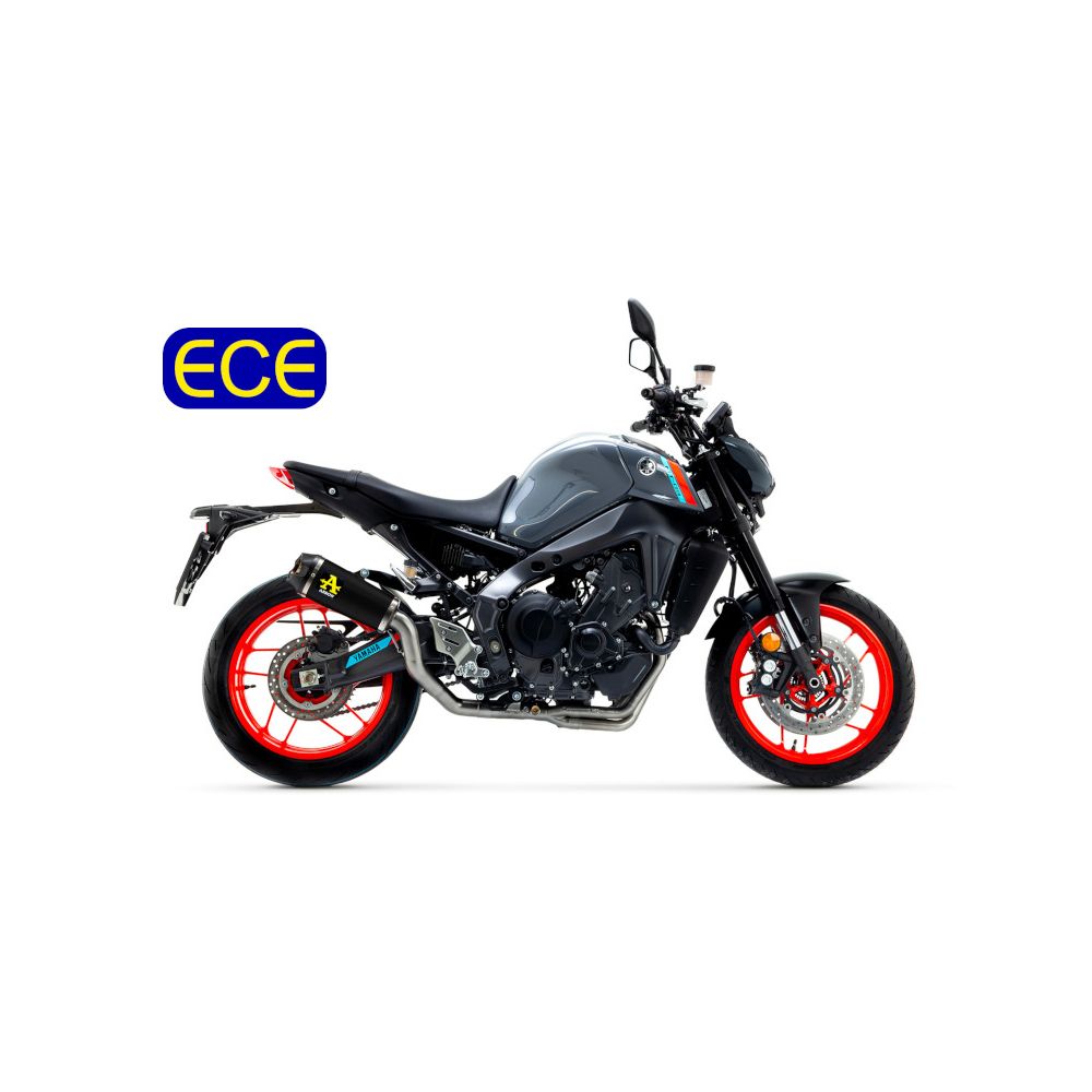 ARROW Terminale WORKS NICHRON DARK con Collettori Catalitici Omologati VERSIONE ALTA per YAMAHA MT-09 2021 / 2023