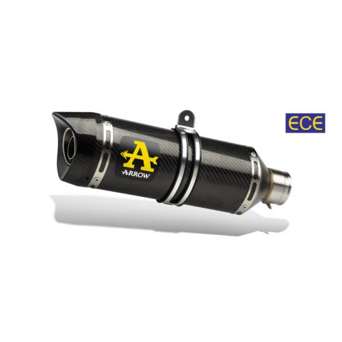 ARROW Terminale THUNDER in Carbonio con Collettori Catalitici Omologati VERSIONE BASSA per YAMAHA MT-09 2021 / 2023