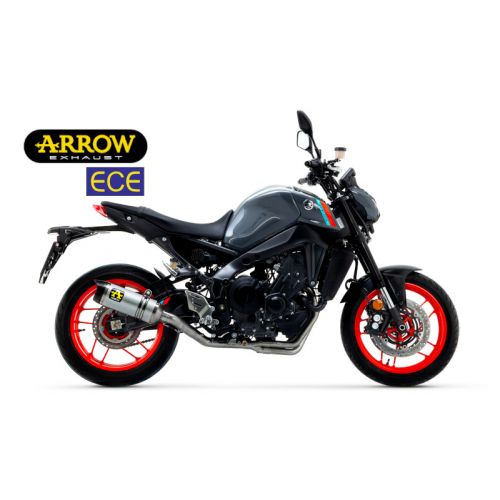 ARROW Terminale THUNDER in Alluminio con Collettori Catalitici Omologati VERSIONE BASSA per YAMAHA MT-09 2021 / 2023