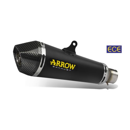 ARROW Terminale X-KONE NICHROM DARK con Collettori Catalitici Omologati VERSIONE ALTA per YAMAHA TRACER 700 2016 / 2019