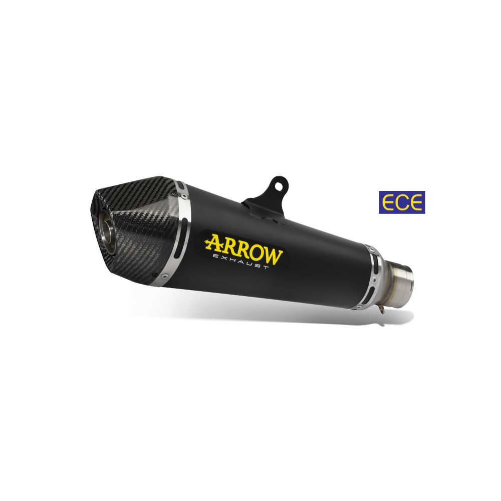 ARROW Terminale X-KONE NICHROM DARK con Collettori Catalitici Omologati VERSIONE ALTA per YAMAHA TRACER 700 2016 / 2019
