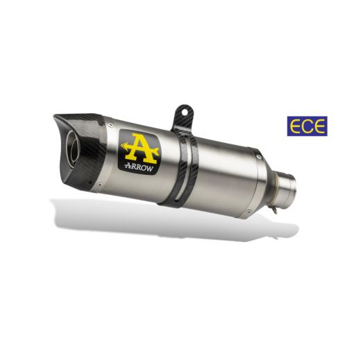 ARROW Terminale THUNDER in Titanio con Collettori Catalitici Omologati VERSIONE ALTA per YAMAHA TRACER 700 2016 / 2019