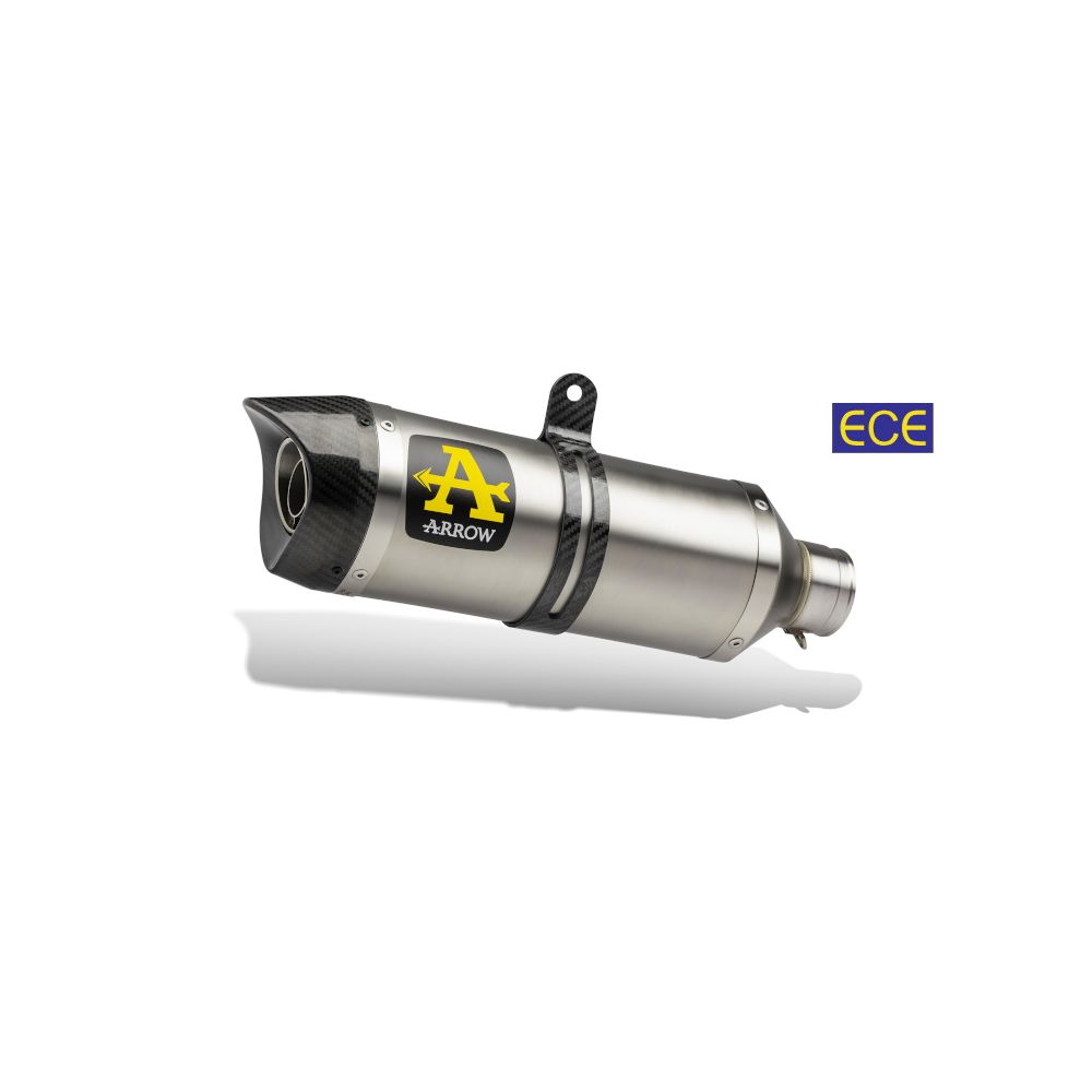 ARROW Terminale THUNDER in Titanio con Collettori Catalitici Omologati VERSIONE ALTA per YAMAHA TRACER 700 2016 / 2019