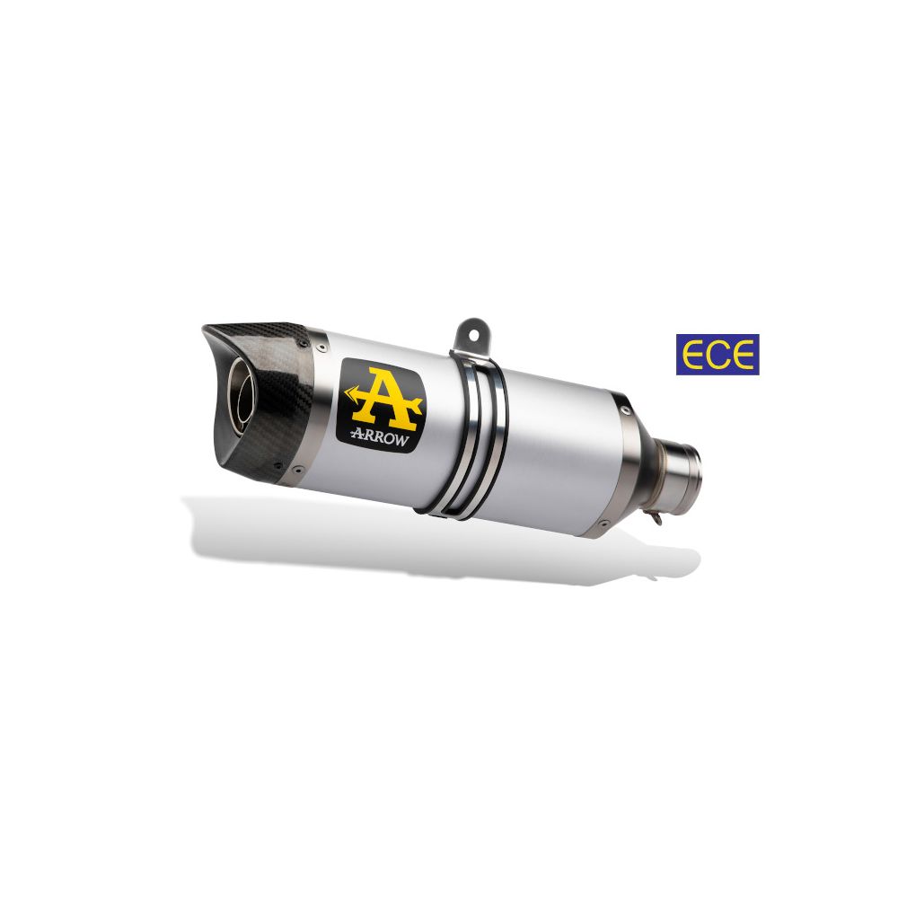ARROW Terminale THUNDER in Alluminio con Collettori Catalitici Omologati VERSIONE ALTA per YAMAHA TRACER 700 2016 / 2019