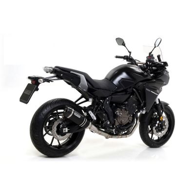 ARROW Terminale THUNDER in Alluminio Dark con Collettori Catalitici Omologati VERSIONE ALTA per YAMAHA TRACER 700 2016 / 2019