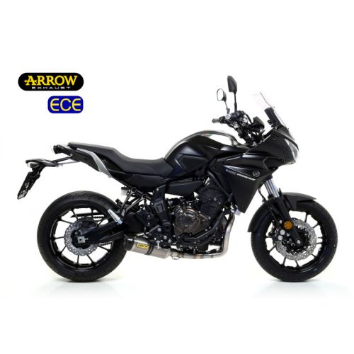 ARROW Terminale THUNDER in Titanio con Collettori Catalitici Omologati VERSIONE BASSA per YAMAHA TRACER 700 2016 / 2019