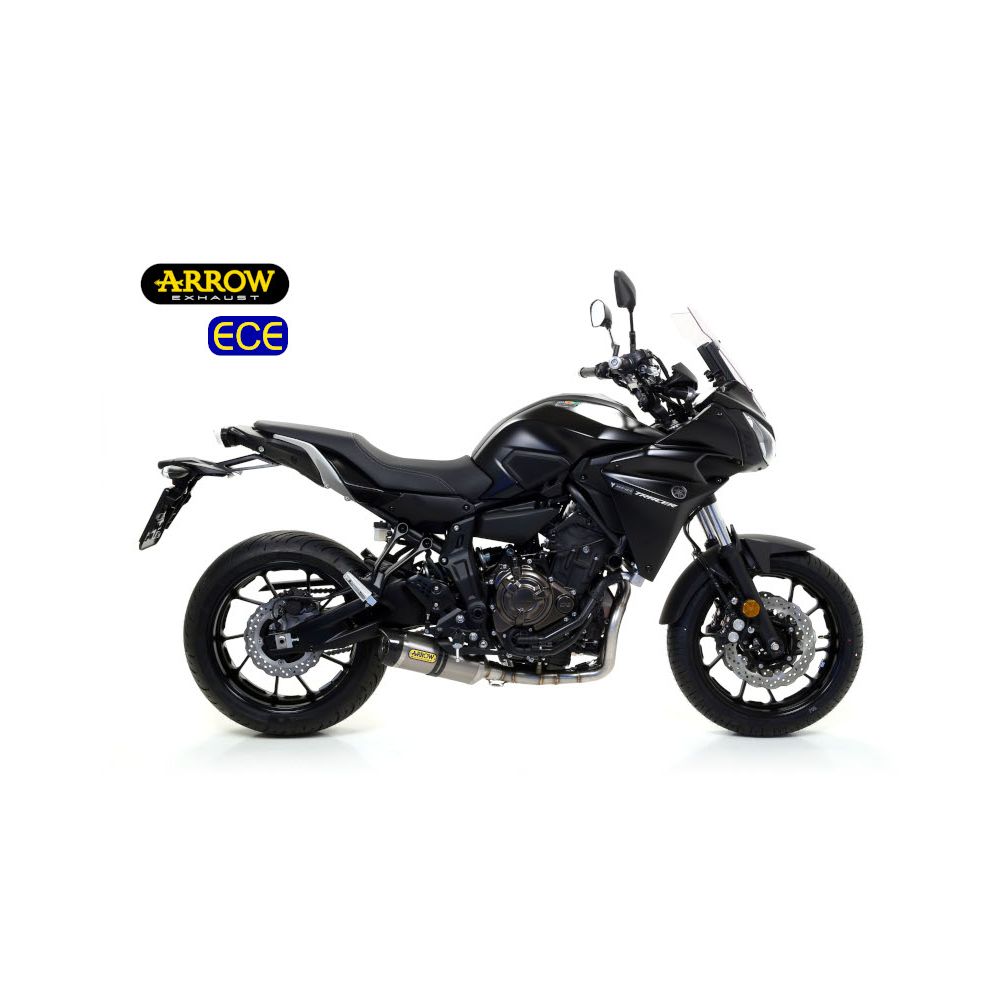ARROW Terminale THUNDER in Titanio con Collettori Catalitici Omologati VERSIONE BASSA per YAMAHA TRACER 700 2016 / 2019