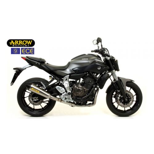 ARROW Terminale X-KONE NICHROM con Collettori Catalitici Omologati VERSIONE ALTA per YAMAHA MT-07 2014 / 2020
