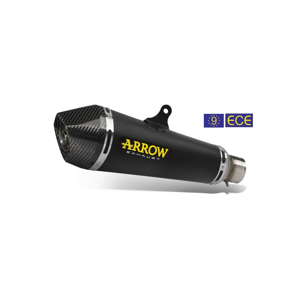 ARROW Terminale X-KONE NICHROM DARK con Collettori Catalitici Omologati VERSIONE ALTA per YAMAHA MT-07 2014 / 2020