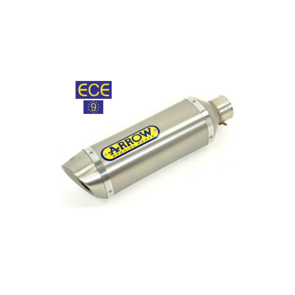 ARROW Terminale THUNDER in Alluminio con Collettori Catalitici Omologati VERSIONE BASSA per YAMAHA MT-07 2014 / 2020