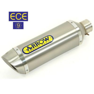 ARROW Terminale THUNDER in Alluminio con Collettori Catalitici Omologati VERSIONE BASSA per YAMAHA MT-07 2014 / 2020